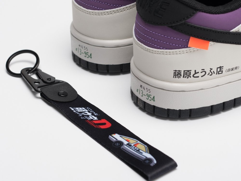Nike SB Dunk Low Toyota AE86 белые кожа мужские (AR30954) - фото 9