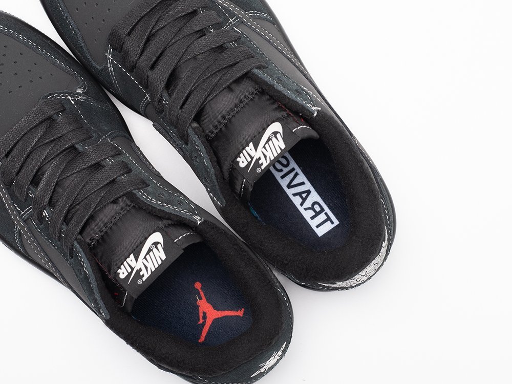 Nike Air Jordan 1 Low x Travis Scott Black Phantom WMNS черные кожа женские (AR30965) - фото 8 Nike Air Jordan 1 Low x Travis Scott Black Phantom WMNS черные кожа женские (AR30965) - фото 8