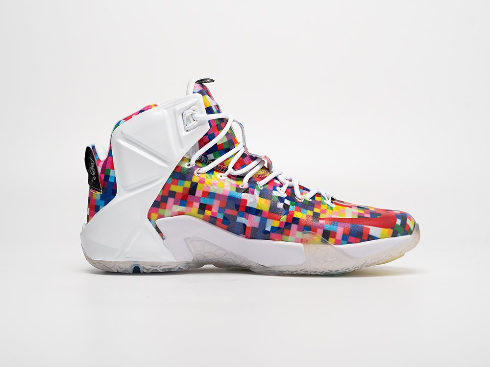 Nike LeBron 12 EXT Prism разноцветные текстиль мужские (AR30992) - фото 3