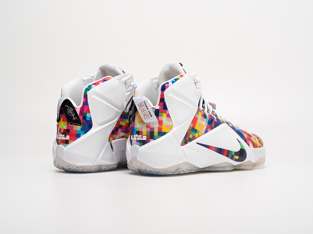Nike LeBron 12 EXT Prism разноцветные текстиль мужские (AR30992) - фото 4