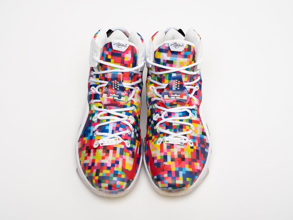 Nike LeBron 12 EXT Prism разноцветные текстиль мужские (AR30992) - фото 6