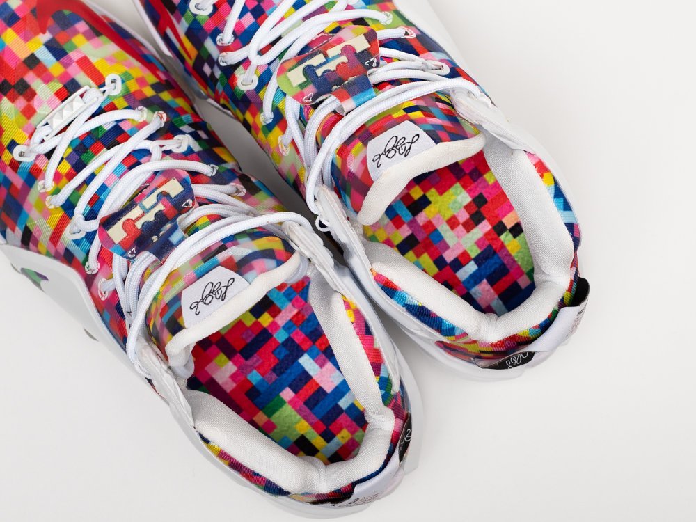 Nike LeBron 12 EXT Prism разноцветные текстиль мужские (AR30992) - фото 8