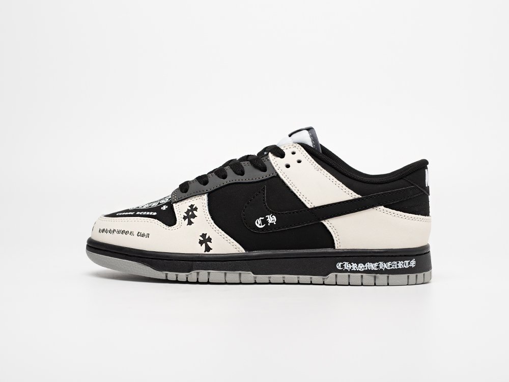 Nike Chrome Hearts x SB Dunk Low разноцветные замша мужские (AR30994) - фото 1 Nike Chrome Hearts x SB Dunk Low разноцветные замша мужские (AR30994) - фото 1