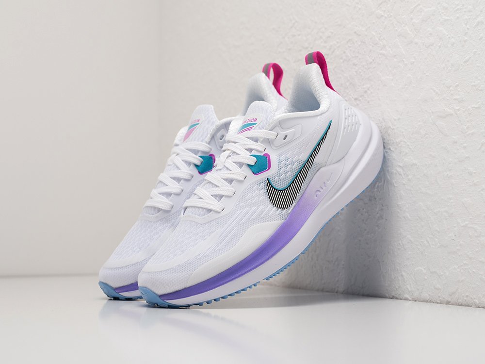 Nike Zoom Winflo 9 WMNS белые текстиль женские (AR31008) - фото 2