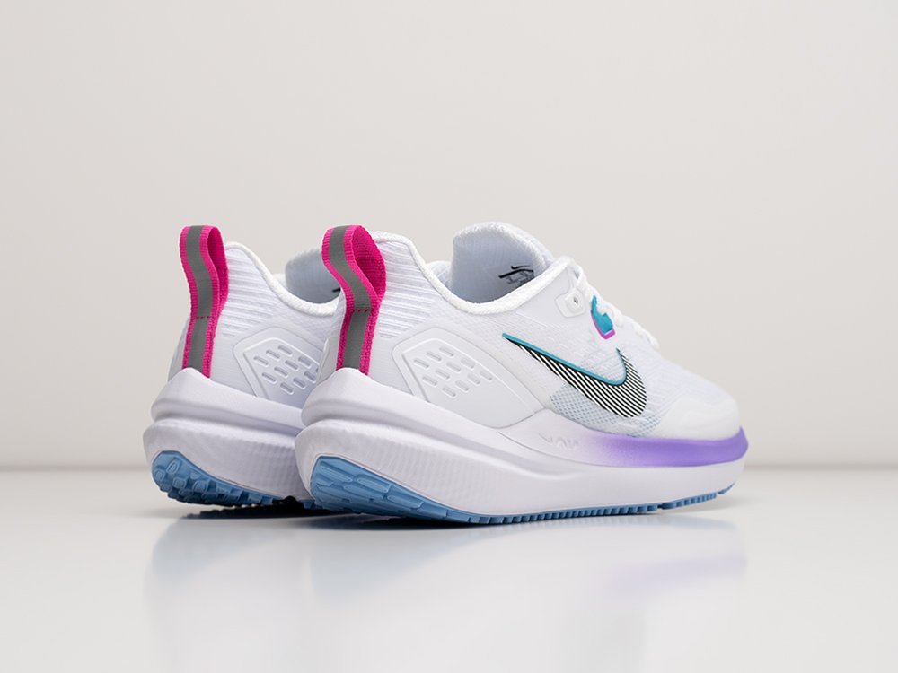 Nike Zoom Winflo 9 WMNS белые текстиль женские (AR31008) - фото 4