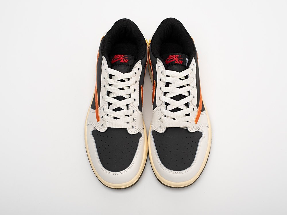 Nike Air Jordan 1 Low x Travis Scott белые кожа мужские (AR31036) - фото 6 Nike Air Jordan 1 Low x Travis Scott белые кожа мужские (AR31036) - фото 6