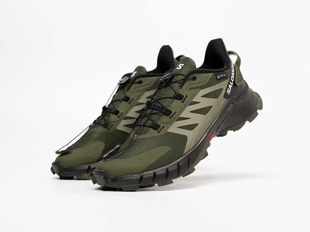 Salomon Supercross 4 GTX зеленые текстиль мужские (AR31038) - фото 2 Salomon Supercross 4 GTX зеленые текстиль мужские (AR31038) - фото 2