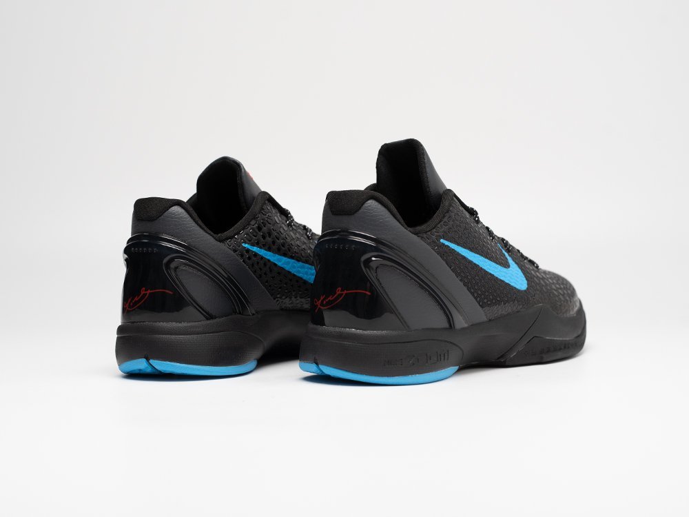 Nike Zoom Kobe 6 Dark Knight черные текстиль мужские (AR31039) - фото 4