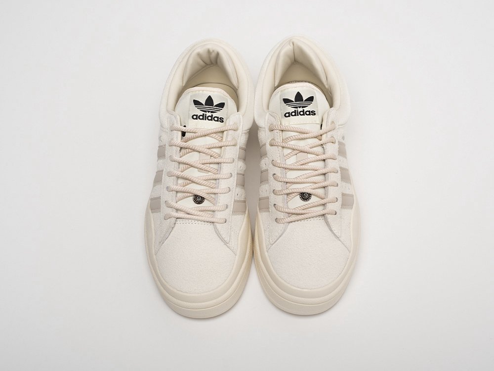 Adidas Bad Bunny x Campus Cream белые замша мужские (AR31040) - фото 7 Adidas Bad Bunny x Campus Cream белые замша мужские (AR31040) - фото 7