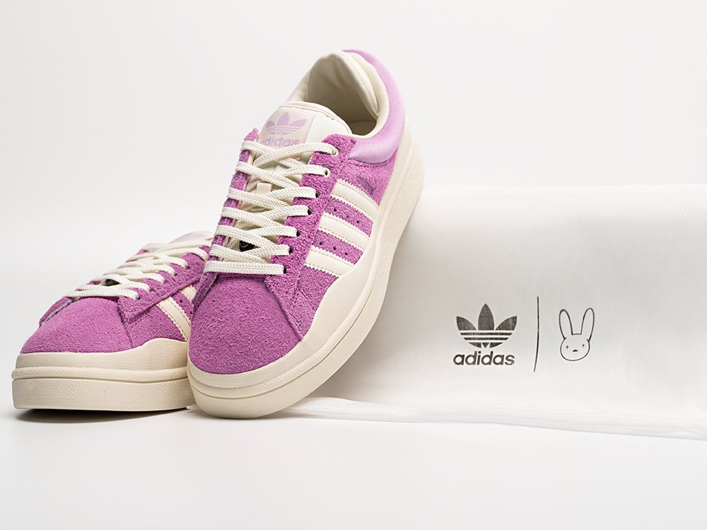 Adidas Bad Bunny x Campus WMNS фиолетовые замша женские (AR31048) - фото 3 Adidas Bad Bunny x Campus WMNS фиолетовые замша женские (AR31048) - фото 3