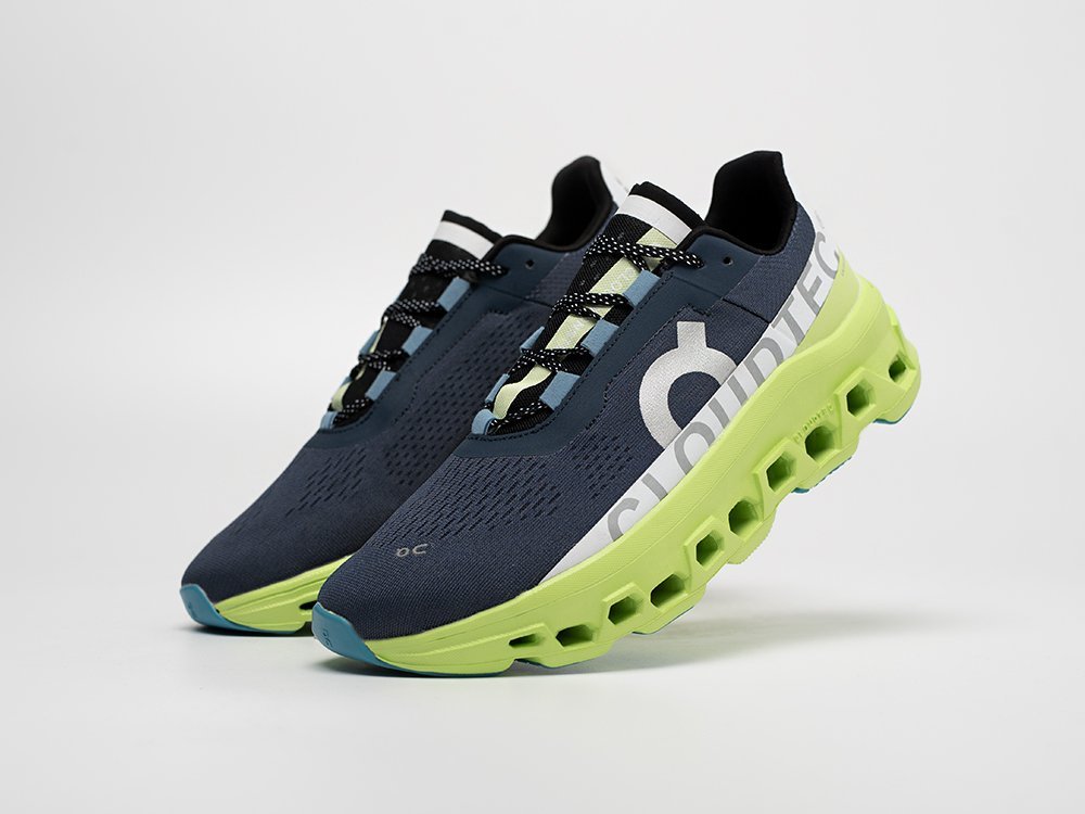 On Cloudmonster синие текстиль мужские (AR31058) - фото 2 On Cloudmonster синие текстиль мужские (AR31058) - фото 2