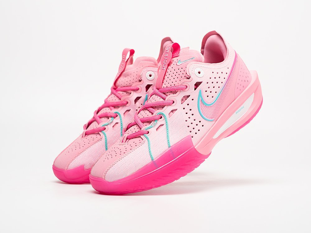 Nike Air Zoom G.T. Cut 3 розовые текстиль мужские (AR31094) - фото 2