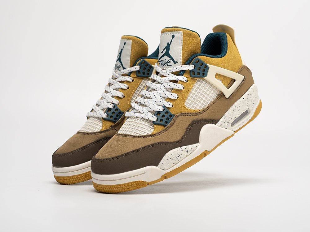 Nike Air Jordan 4 Retro Cacao Wow коричневые замша мужские (AR31126) - фото 2 Nike Air Jordan 4 Retro Cacao Wow коричневые замша мужские (AR31126) - фото 2