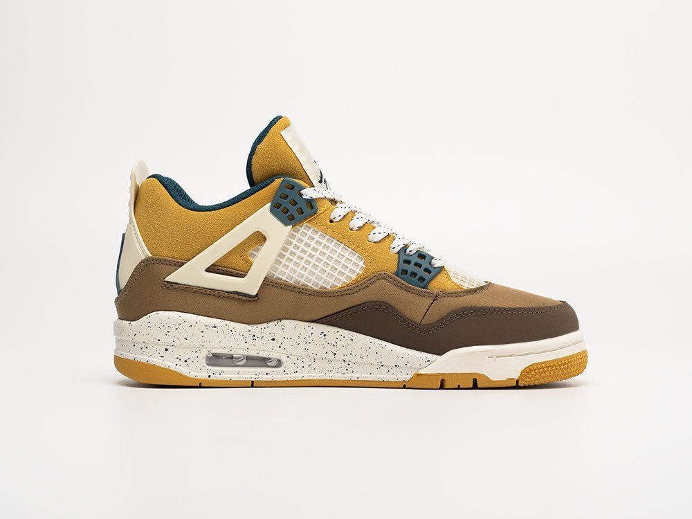 Nike Air Jordan 4 Retro Cacao Wow коричневые замша мужские (AR31126) - фото 3 Nike Air Jordan 4 Retro Cacao Wow коричневые замша мужские (AR31126) - фото 3