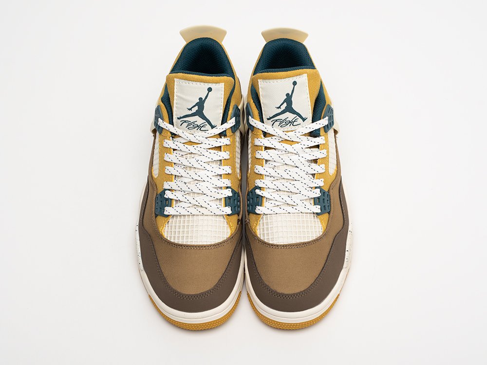 Nike Air Jordan 4 Retro Cacao Wow коричневые замша мужские (AR31126) - фото 6