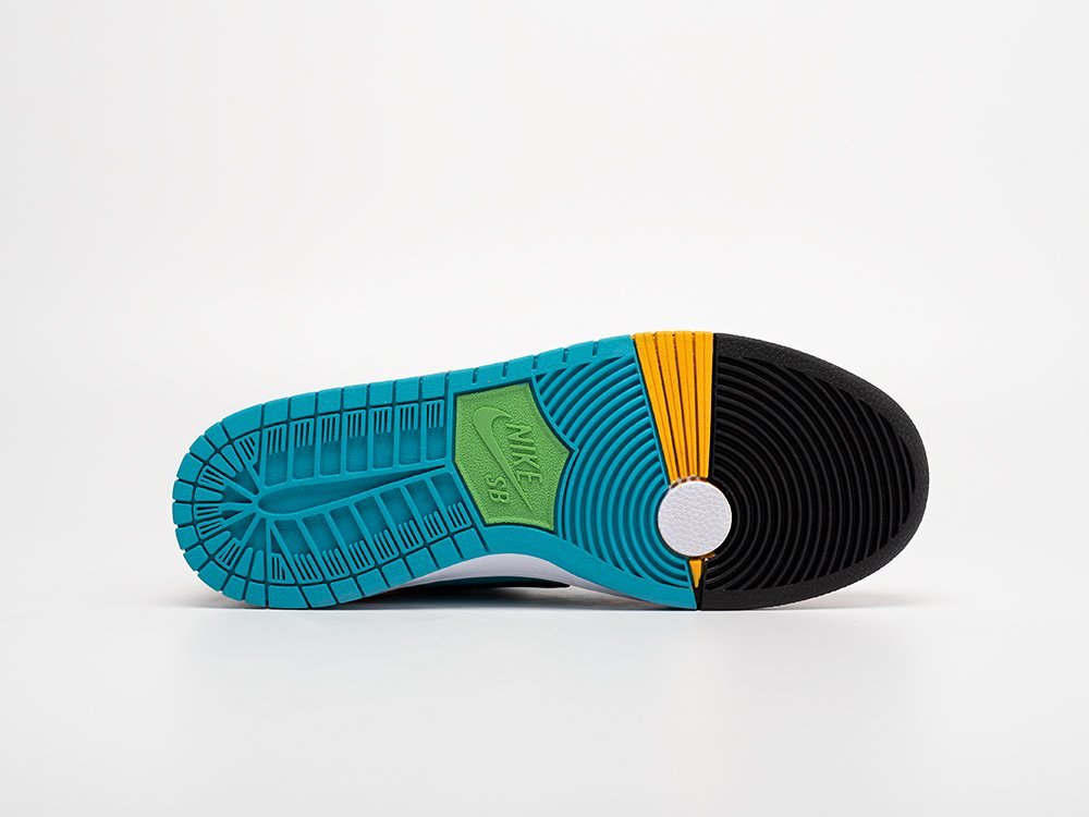 Nike Di’orr Greenwood x SB Dunk High разноцветные кожа мужские (AR31127) - фото 5