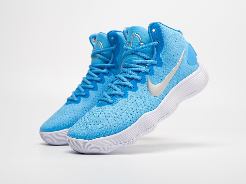 Nike Hyperdunk 2017 голубые текстиль мужские (AR31138) - фото 2 Nike Hyperdunk 2017 голубые текстиль мужские (AR31138) - фото 2
