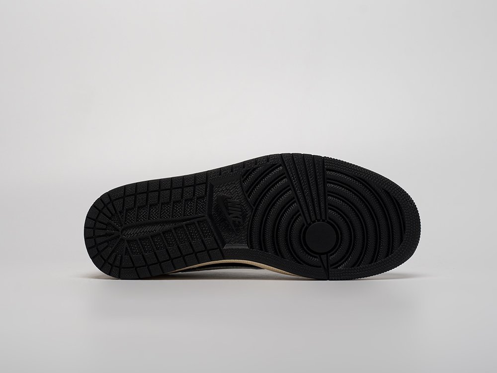 Nike Air Jordan 1 Low x Travis Scott Sail Black белые кожа мужские (AR31292) - фото 3