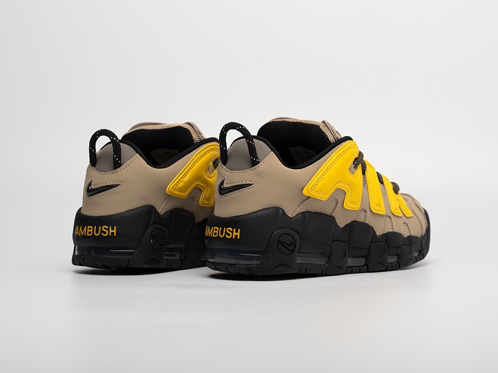 Nike AMBUSH x Air More Uptempo Limestone бежевые кожа мужские (AR31304) - фото 4 Nike AMBUSH x Air More Uptempo Limestone бежевые кожа мужские (AR31304) - фото 4