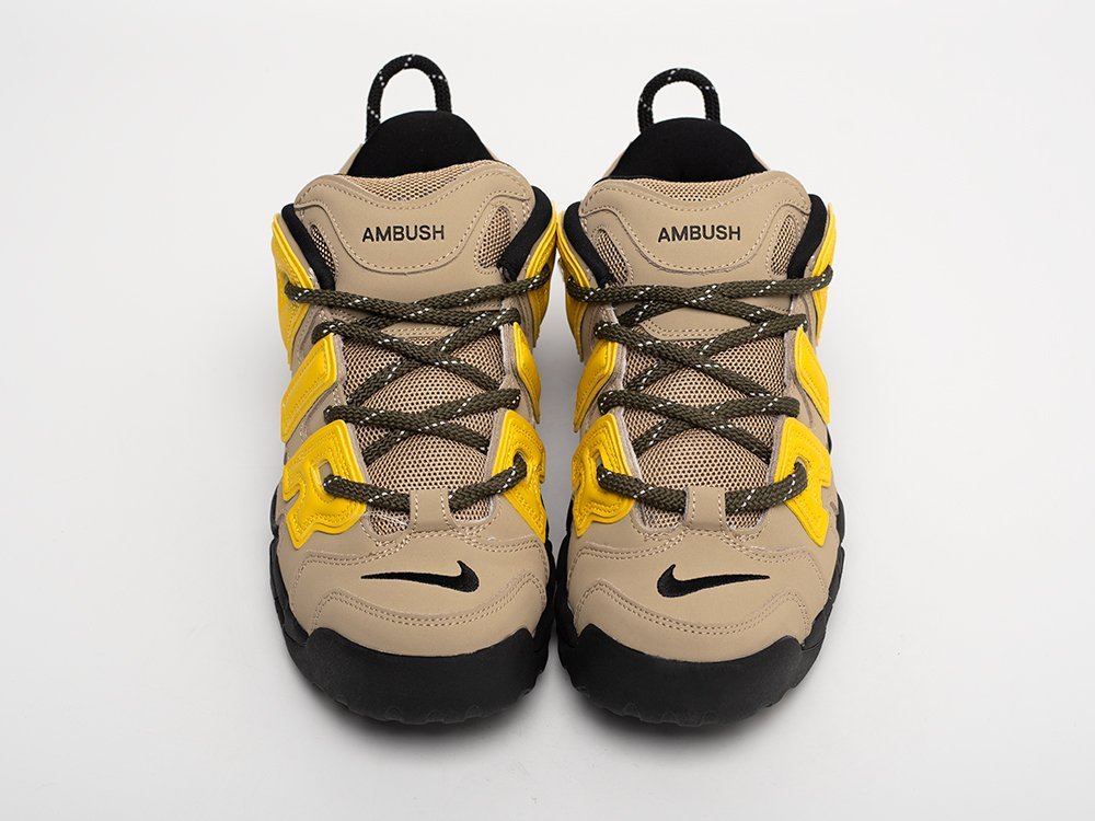 Nike AMBUSH x Air More Uptempo Limestone бежевые кожа мужские (AR31304) - фото 6 Nike AMBUSH x Air More Uptempo Limestone бежевые кожа мужские (AR31304) - фото 6