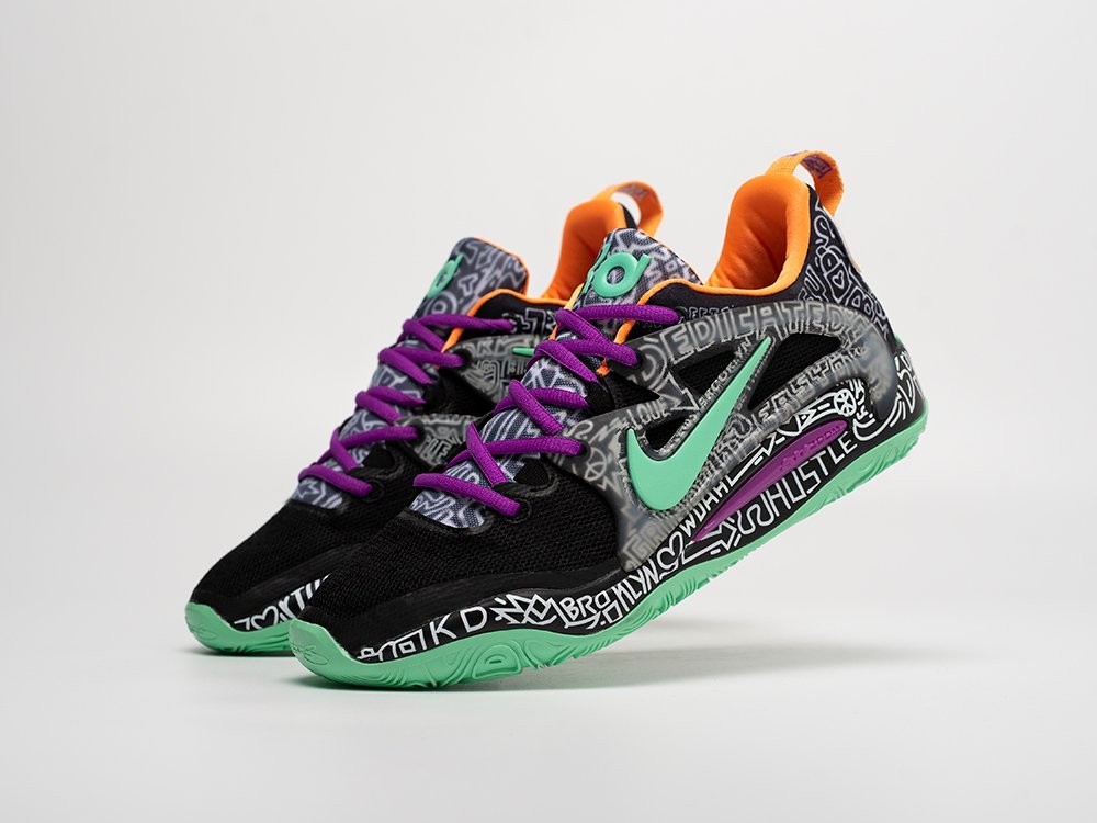 Nike Timothy Goodman x KD 15 EP Brooklyn Courts черные текстиль мужские (AR31305) - фото 2 Nike Timothy Goodman x KD 15 EP Brooklyn Courts черные текстиль мужские (AR31305) - фото 2