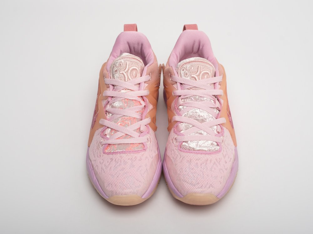 Nike KD 15 NRG Aunt Pearl розовые текстиль мужские (AR31307) - фото 6