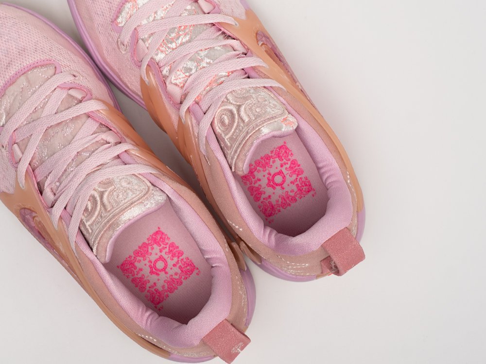 Nike KD 15 NRG Aunt Pearl розовые текстиль мужские (AR31307) - фото 8