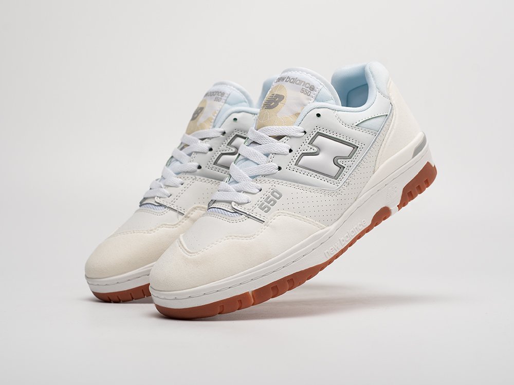New Balance 550 белые кожа мужские (AR31321) - фото 2 New Balance 550 белые кожа мужские (AR31321) - фото 2