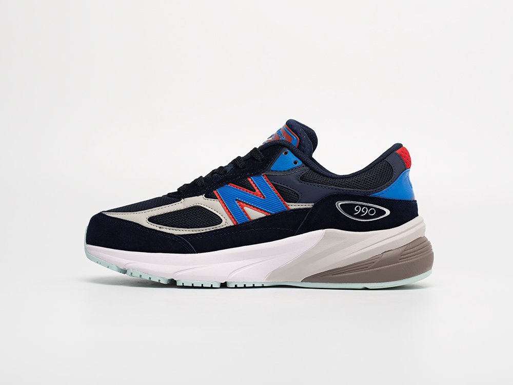 New Balance Kith x Madison Square Garden x 990v6 Made in USA New York Rangers синие замша мужские (AR31323) - фото 1 New Balance Kith x Madison Square Garden x 990v6 Made in USA New York Rangers синие замша мужские (AR31323) - фото 1