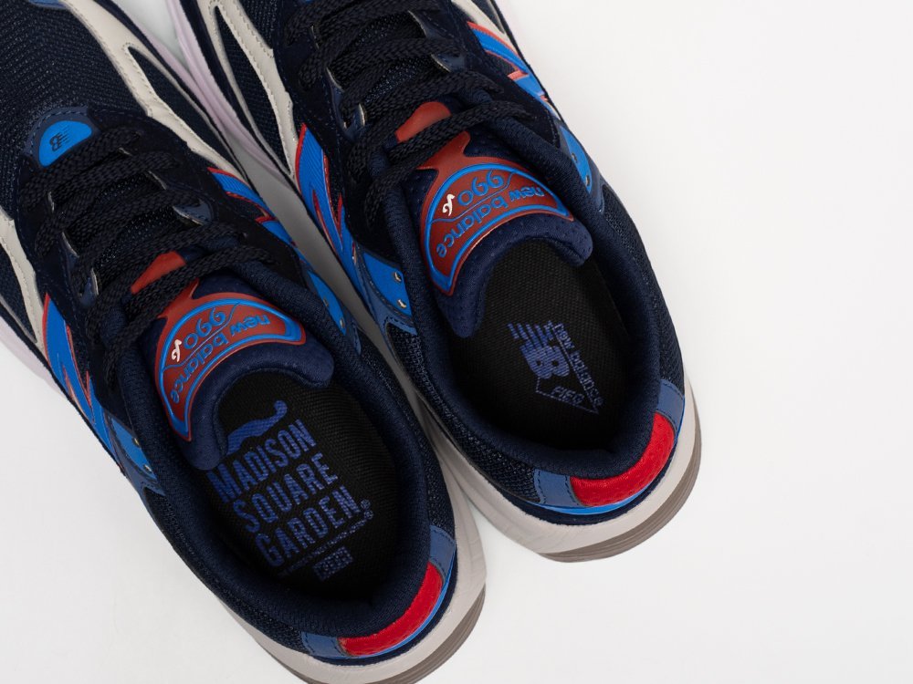 New Balance Kith x Madison Square Garden x 990v6 Made in USA New York Rangers синие замша мужские (AR31323) - фото 8 New Balance Kith x Madison Square Garden x 990v6 Made in USA New York Rangers синие замша мужские (AR31323) - фото 8