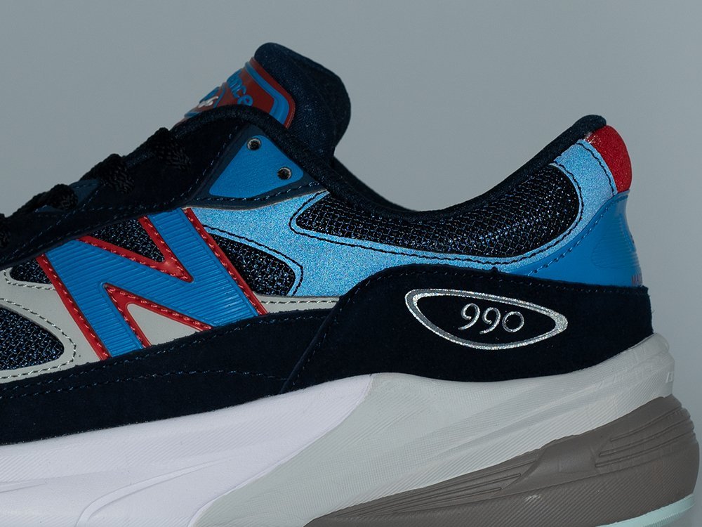 New Balance Kith x Madison Square Garden x 990v6 Made in USA New York Rangers синие замша мужские (AR31323) - фото 9 New Balance Kith x Madison Square Garden x 990v6 Made in USA New York Rangers синие замша мужские (AR31323) - фото 9