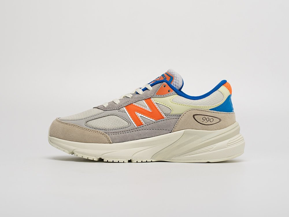 New Balance Kith x Madison Square Garden x 990v6 Made in USA New York Knicks белые замша мужские (AR31324) - фото 1