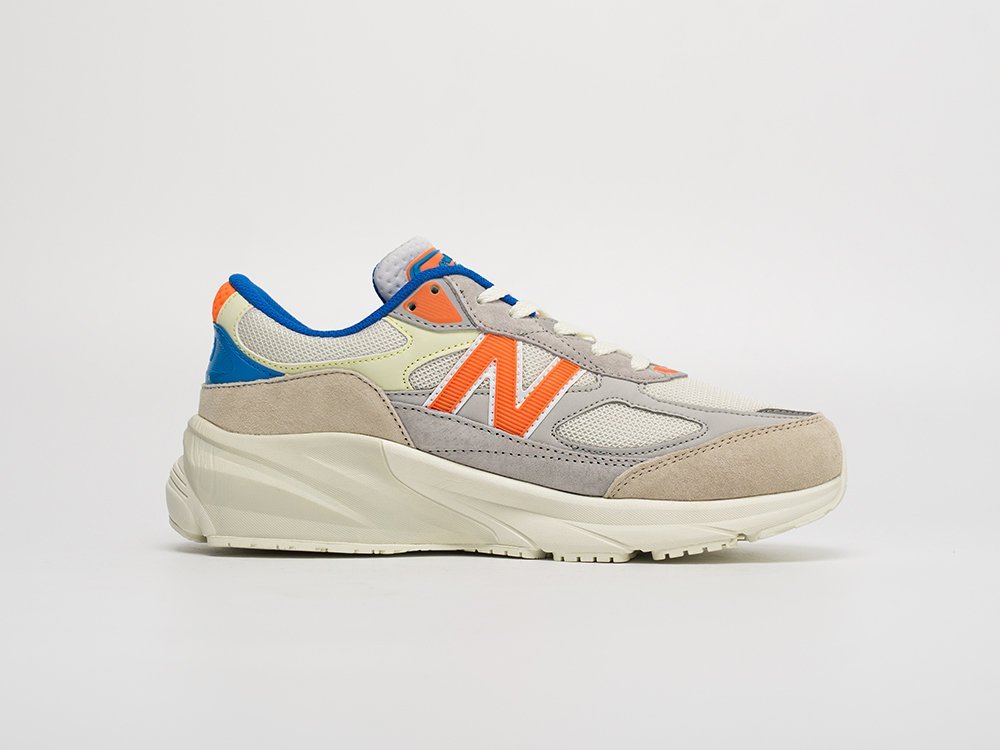 New Balance Kith x Madison Square Garden x 990v6 Made in USA New York Knicks белые замша мужские (AR31324) - фото 3