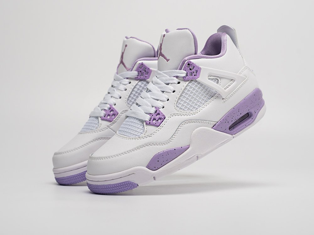 Nike Air Jordan 4 Retro WMNS белые кожа женские (AR31332) - фото 2 Nike Air Jordan 4 Retro WMNS белые кожа женские (AR31332) - фото 2