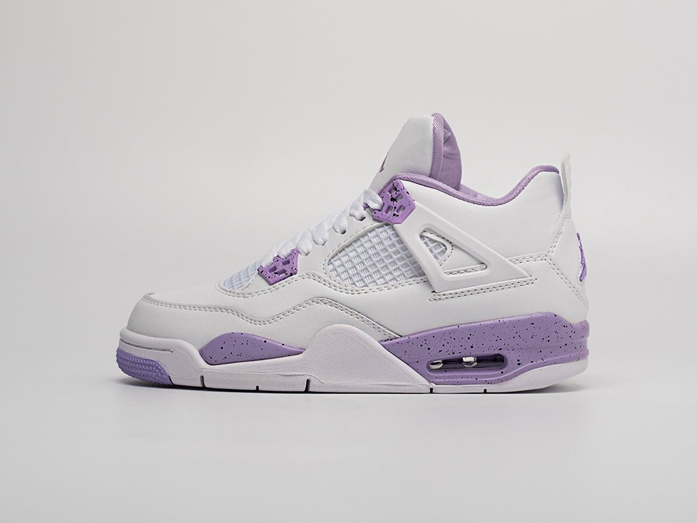 Nike Air Jordan 4 Retro WMNS белые кожа женские (AR31332) - фото 1 Nike Air Jordan 4 Retro WMNS белые кожа женские (AR31332) - фото 1