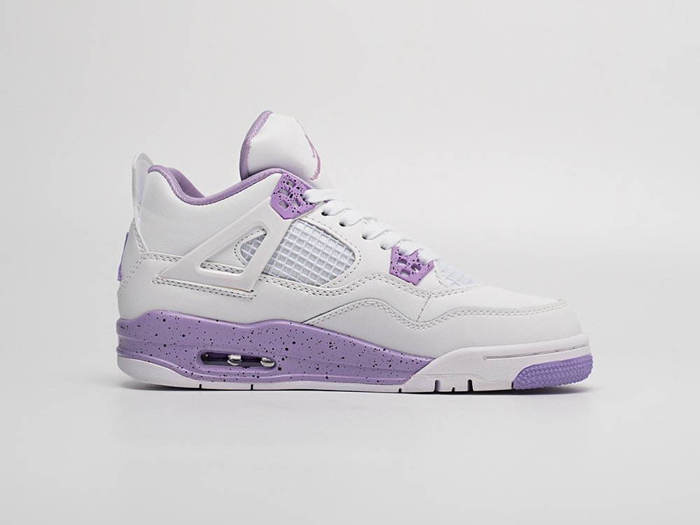 Nike Air Jordan 4 Retro WMNS белые кожа женские (AR31332) - фото 3 Nike Air Jordan 4 Retro WMNS белые кожа женские (AR31332) - фото 3
