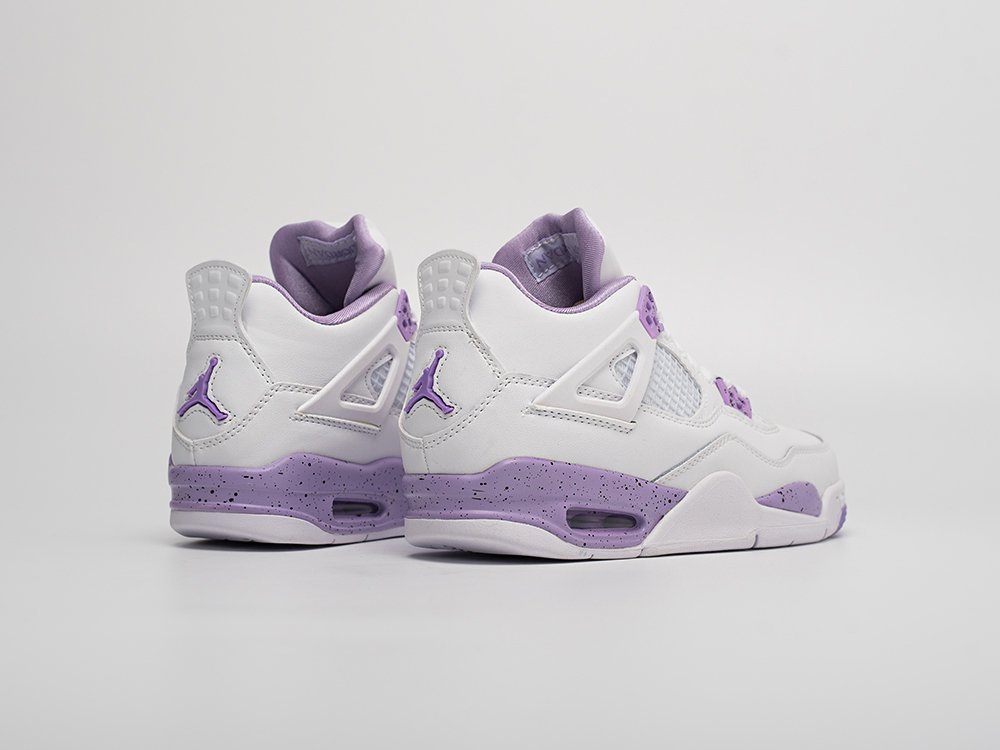 Nike Air Jordan 4 Retro WMNS белые кожа женские (AR31332) - фото 4 Nike Air Jordan 4 Retro WMNS белые кожа женские (AR31332) - фото 4