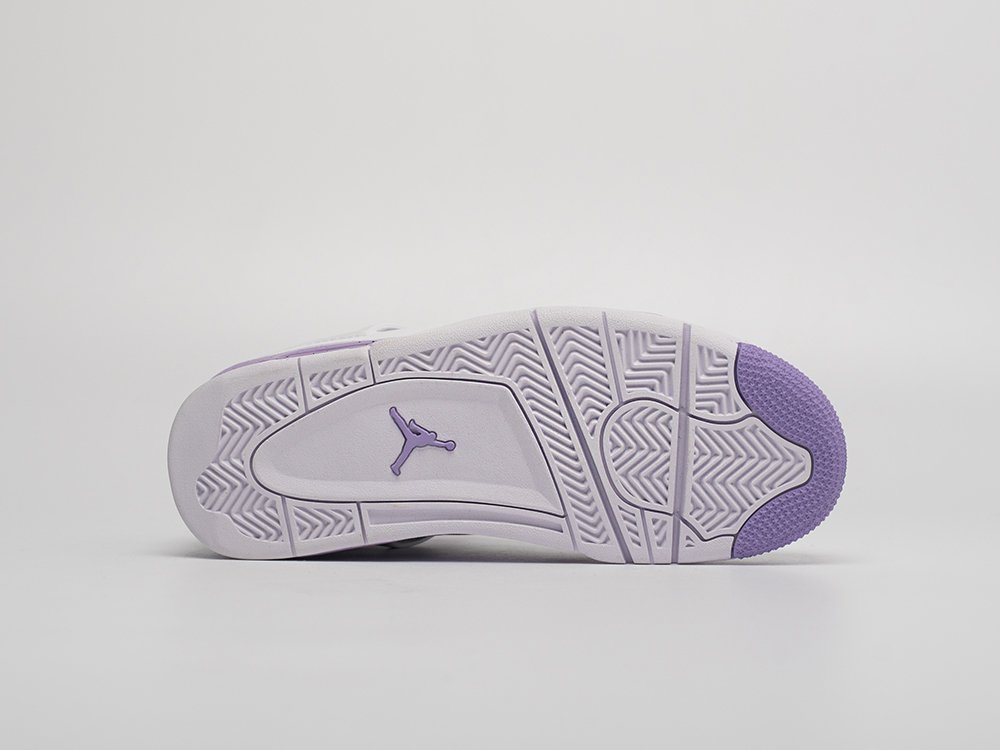 Nike Air Jordan 4 Retro WMNS белые кожа женские (AR31332) - фото 5