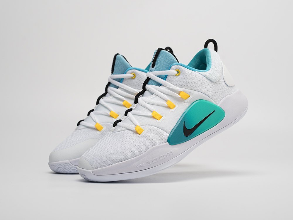 Nike Hyperdunk X Low White Teal Gradient белые текстиль мужские (AR31334) - фото 2 Nike Hyperdunk X Low White Teal Gradient белые текстиль мужские (AR31334) - фото 2