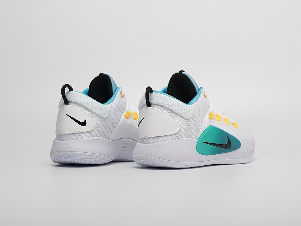 Nike Hyperdunk X Low White Teal Gradient белые текстиль мужские (AR31334) - фото 4 Nike Hyperdunk X Low White Teal Gradient белые текстиль мужские (AR31334) - фото 4