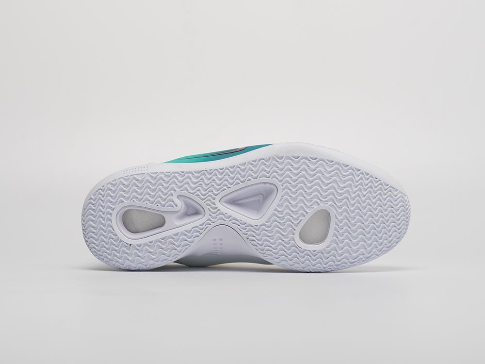 Nike Hyperdunk X Low White Teal Gradient белые текстиль мужские (AR31334) - фото 5 Nike Hyperdunk X Low White Teal Gradient белые текстиль мужские (AR31334) - фото 5