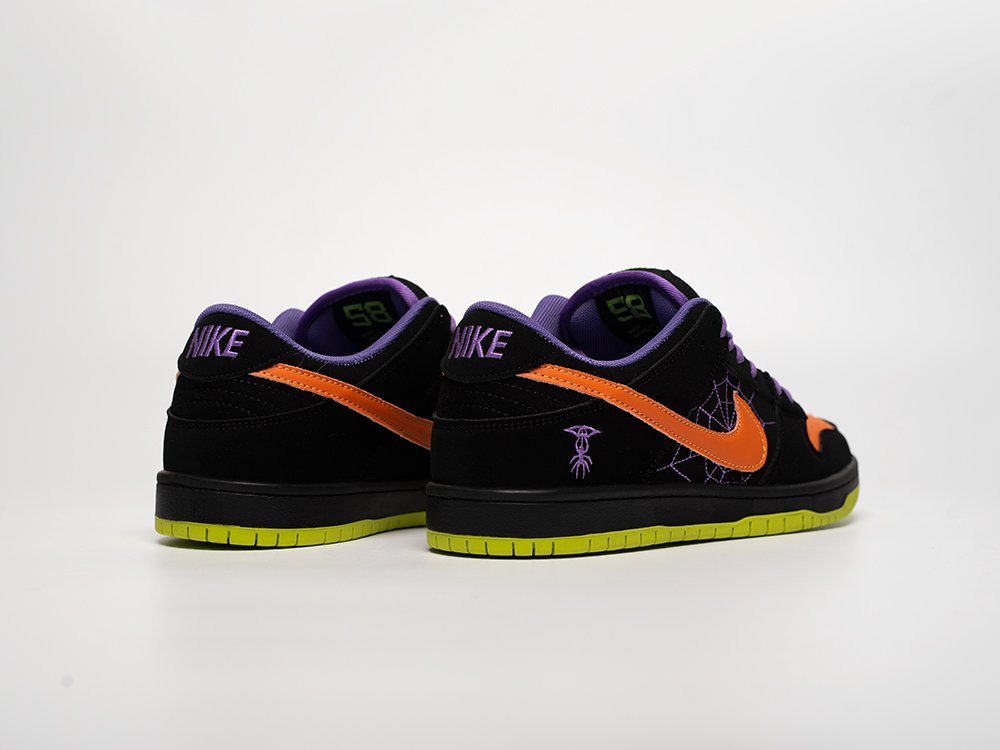 Nike SB Dunk Low Night of Mischief Halloween черные замша мужские (AR31345) - фото 4 Nike SB Dunk Low Night of Mischief Halloween черные замша мужские (AR31345) - фото 4