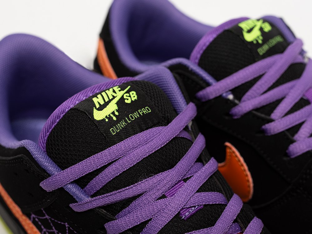 Nike SB Dunk Low Night of Mischief Halloween черные замша мужские (AR31345) - фото 7 Nike SB Dunk Low Night of Mischief Halloween черные замша мужские (AR31345) - фото 7