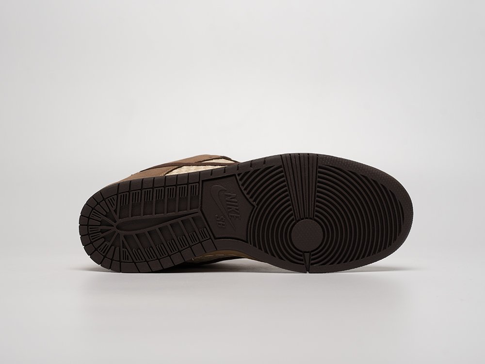 Nike Kickshawaii x SB Dunk Low Aloha коричневые замша мужские (AR31346) - фото 5