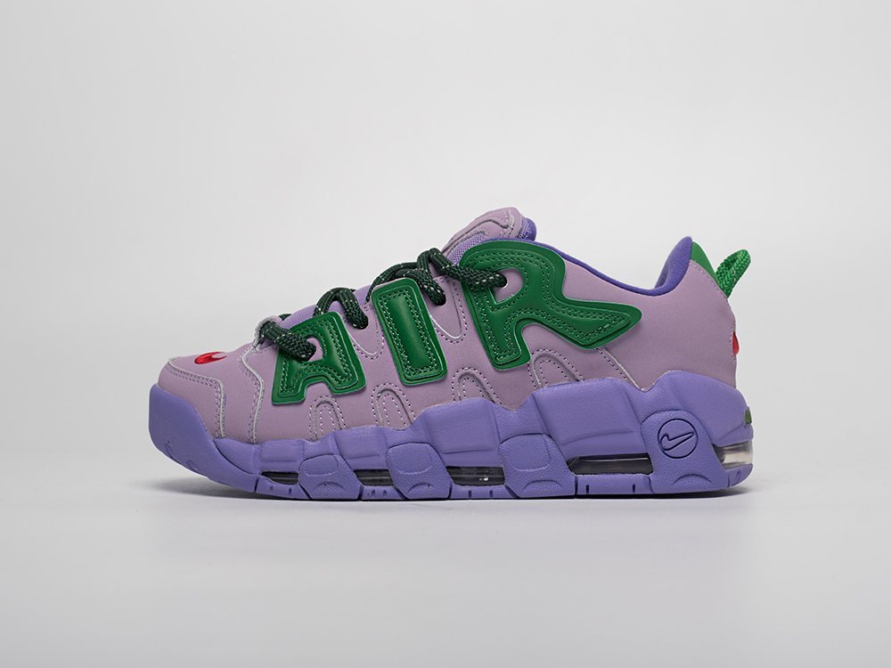 Nike Air More Uptempo фиолетовые кожа мужские (AR31356) - фото 1