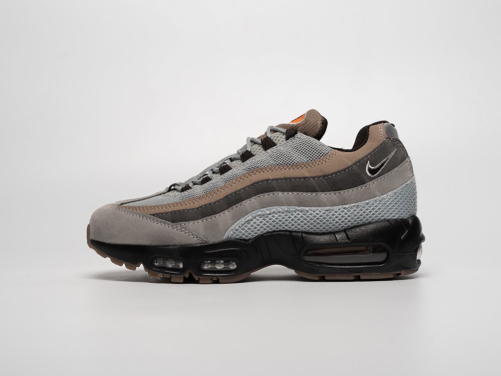 Nike Air Max 95 серые текстиль мужские (AR31358) - фото 1