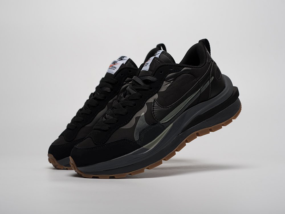 Nike x Sacai Vapor Waffle черные замша мужские (AR31363) - фото 2 Nike x Sacai Vapor Waffle черные замша мужские (AR31363) - фото 2