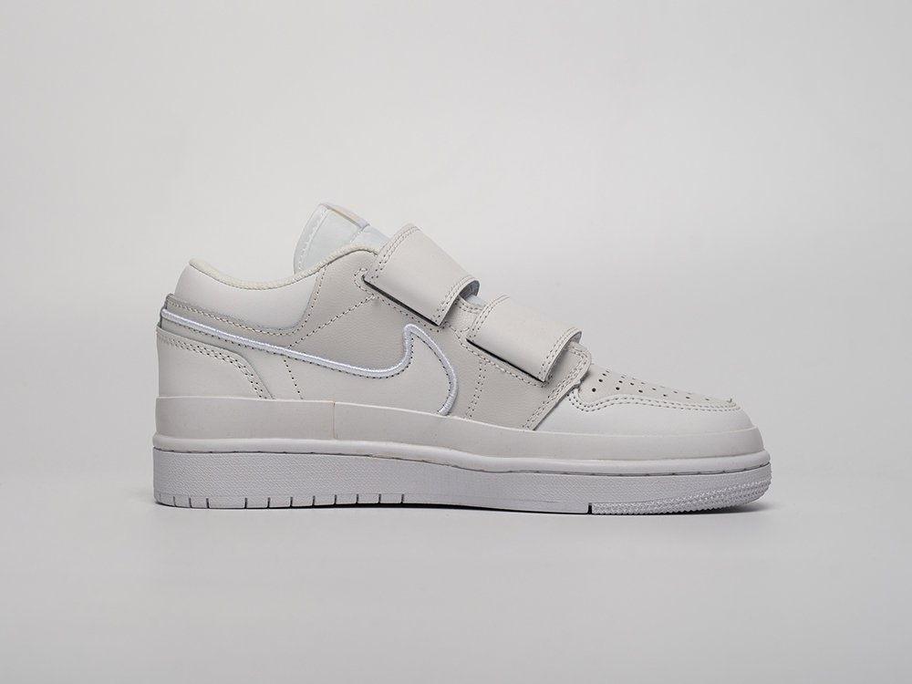 Nike Air Jordan 1 Low Double Strap WMNS белые кожа женские (AR31367) - фото 3