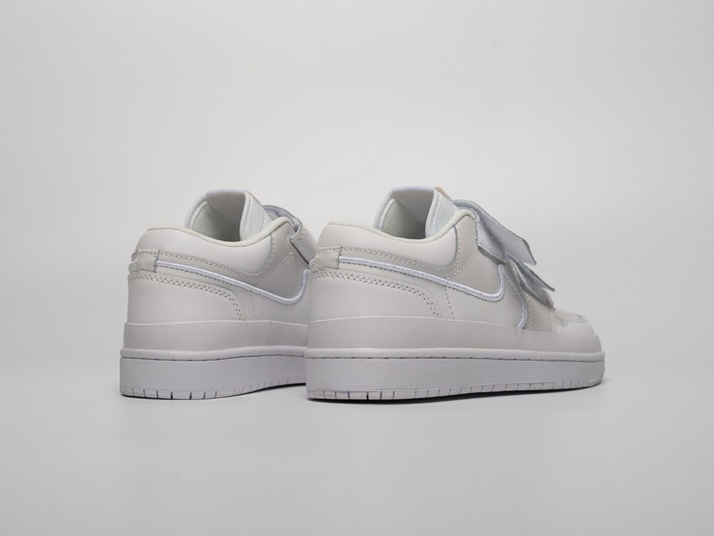 Nike Air Jordan 1 Low Double Strap WMNS белые кожа женские (AR31367) - фото 4