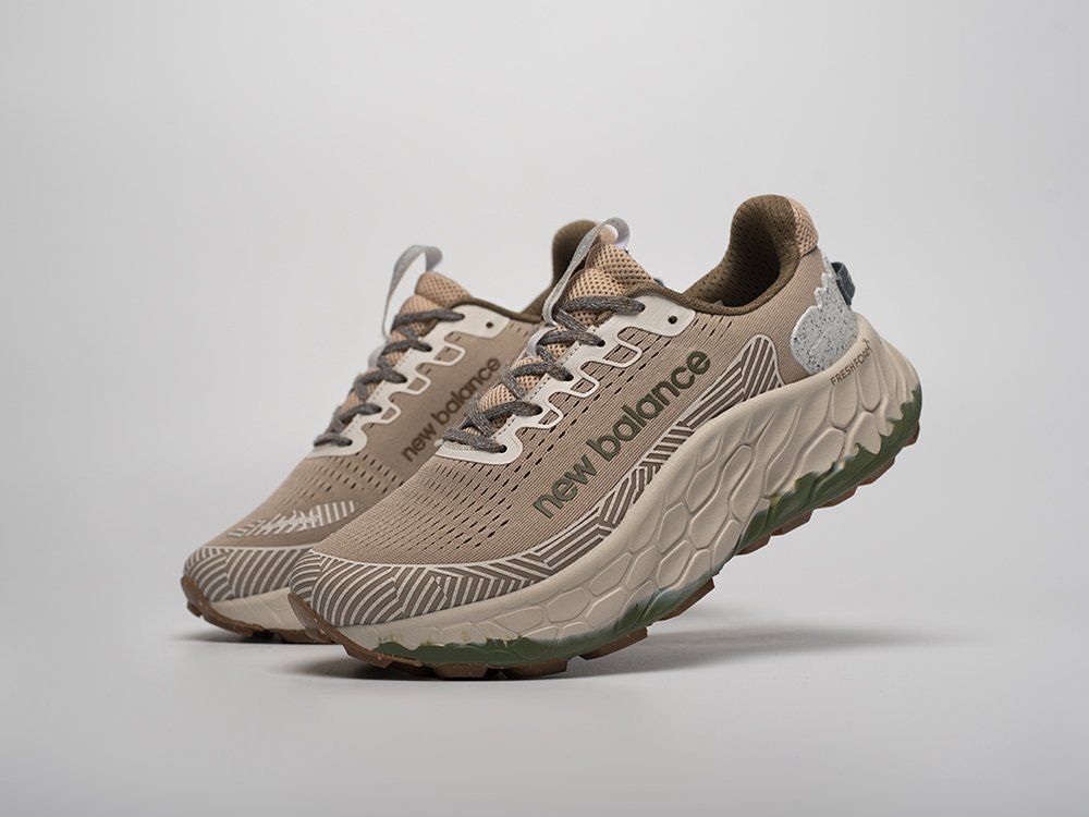 New Balance Fresh Foam X More Trail v3 коричневые текстиль мужские (AR31383) - фото 2